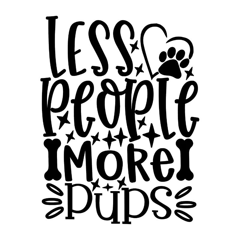 Moins de gens plus de chiots