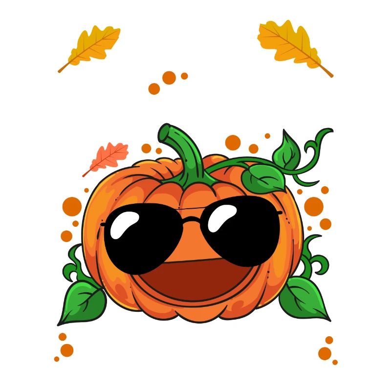 Citrouille la plus cool dans le patch Halloween
