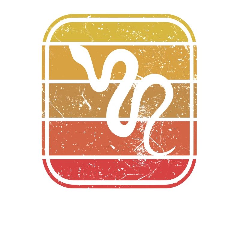 Snake Retro Reptile Python Gift idea