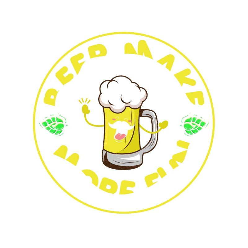 Funny Beer Drinker Beer Drinker Beer Brewer Motif