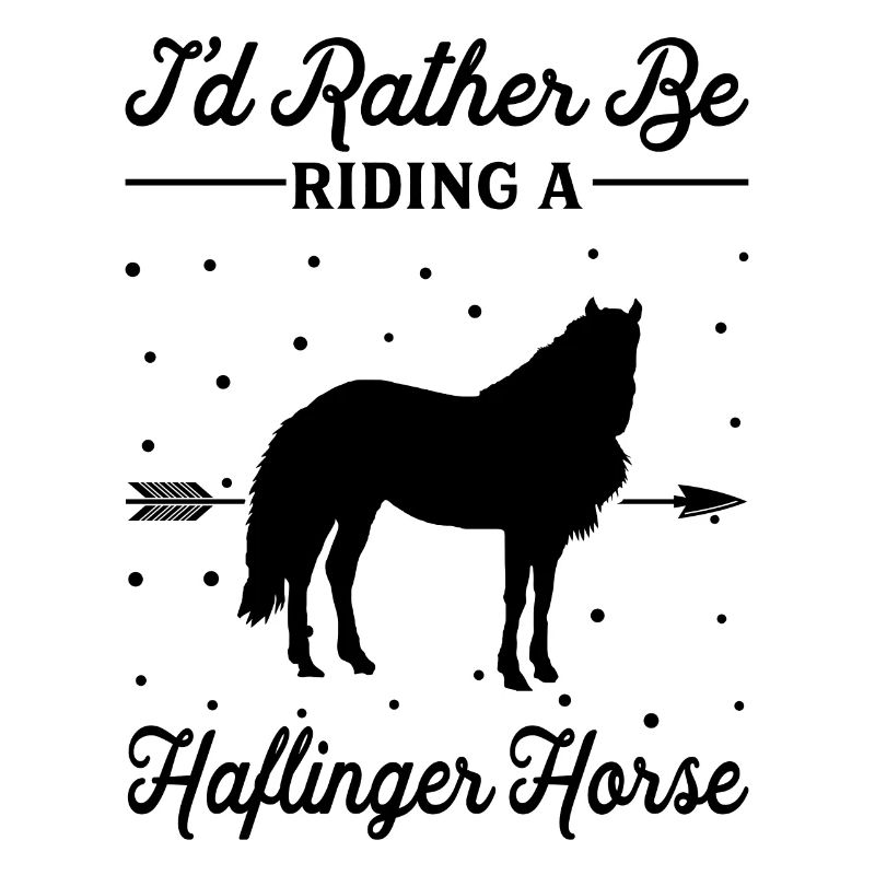 Monter sur un cheval Haflinger
