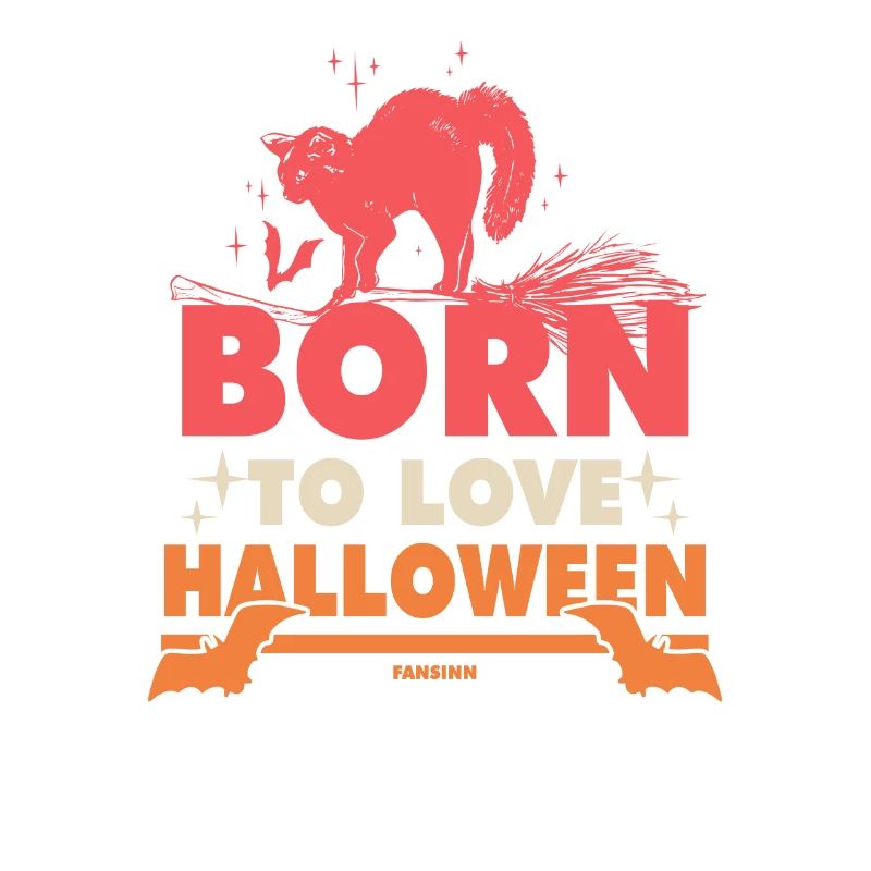 Né pour aimer le chat d’Halloween