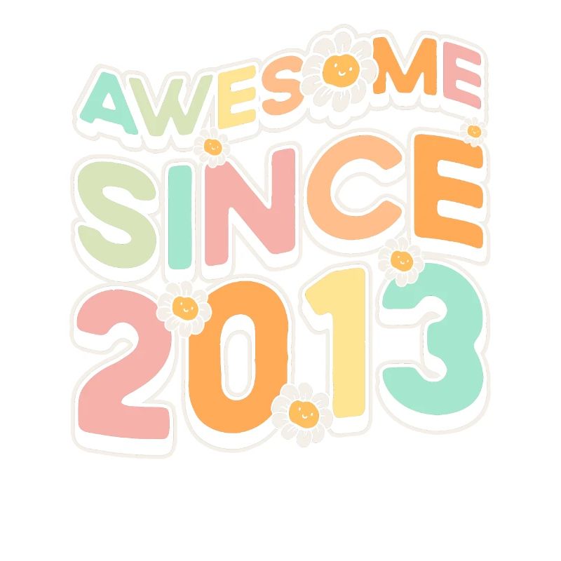 Fantastic Since 2013 Flower Theme