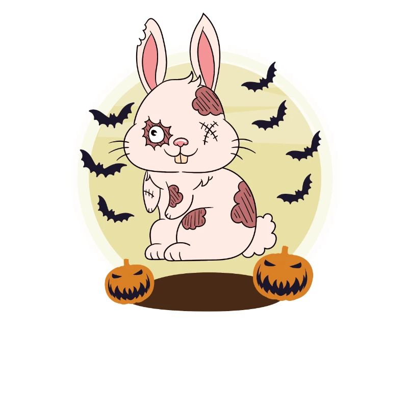 Halloween Zombie Animals Halloween Rabbit