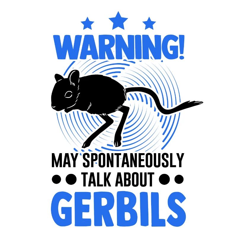 Warning Gerbil racing rat gerbil