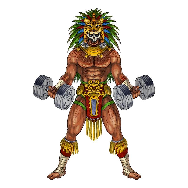 Aztec Warrior Bodybuilder