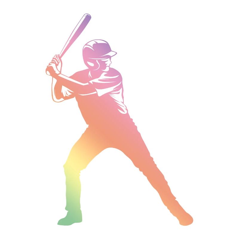 silhouette de baseball