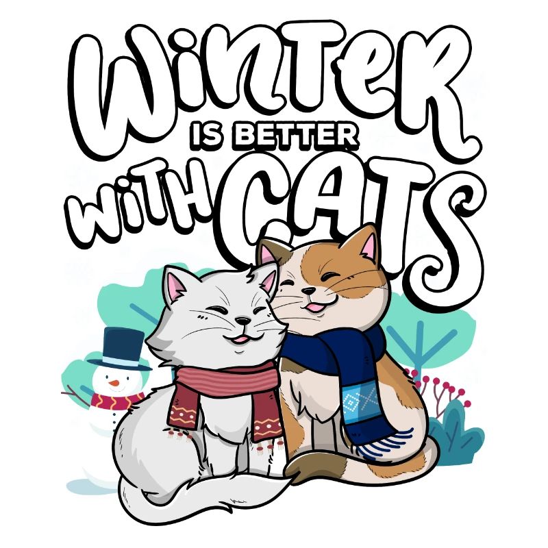 Der Winter Ist Besser Mit Katzen Herbstsaison