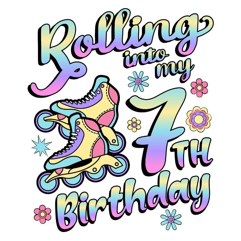Rouler dans mon 7e anniversaire Roller Skater Inline