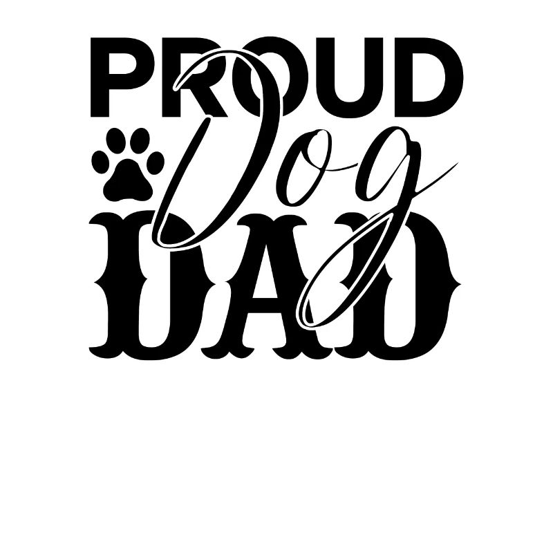 Fier chien papa