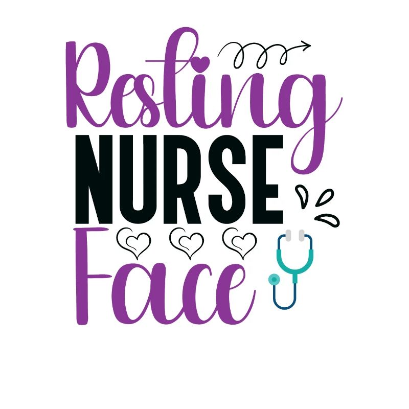 Visage d’infirmière au repos