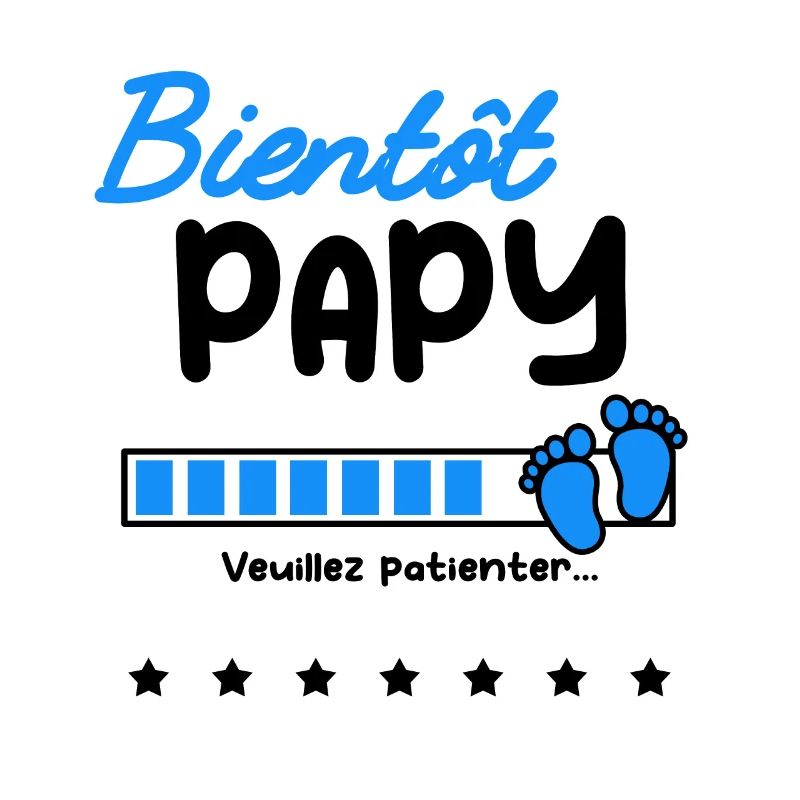 bientôt Papy cadeau naissance