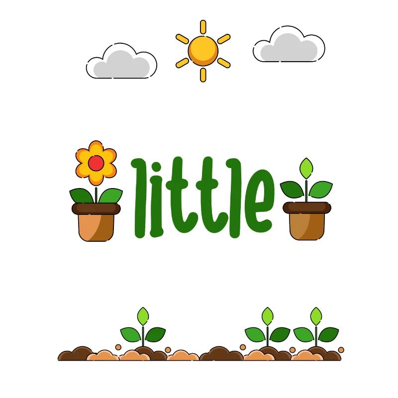 Planter des pots de fleurs du petit assistant du jardinier