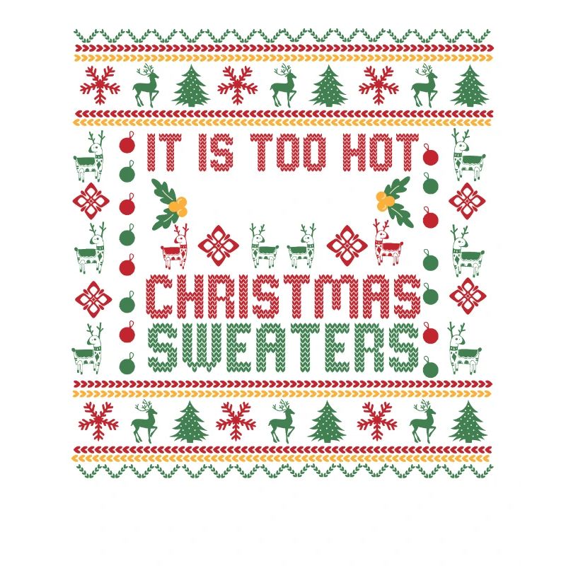 Trop chaud pour les pulls de Noël moches Drôle de Noël