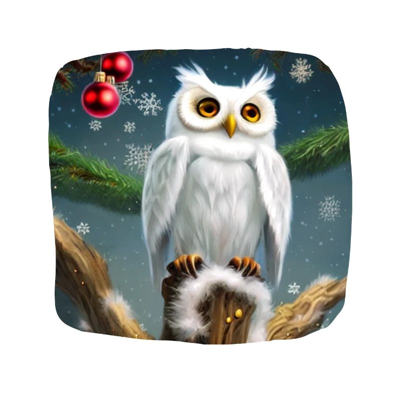 Weihnachtsmotiv Schneeeule