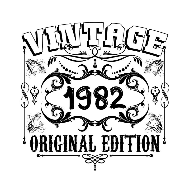 1982 | Vintage Aged Original 1982 Geburtstagsgeschenk