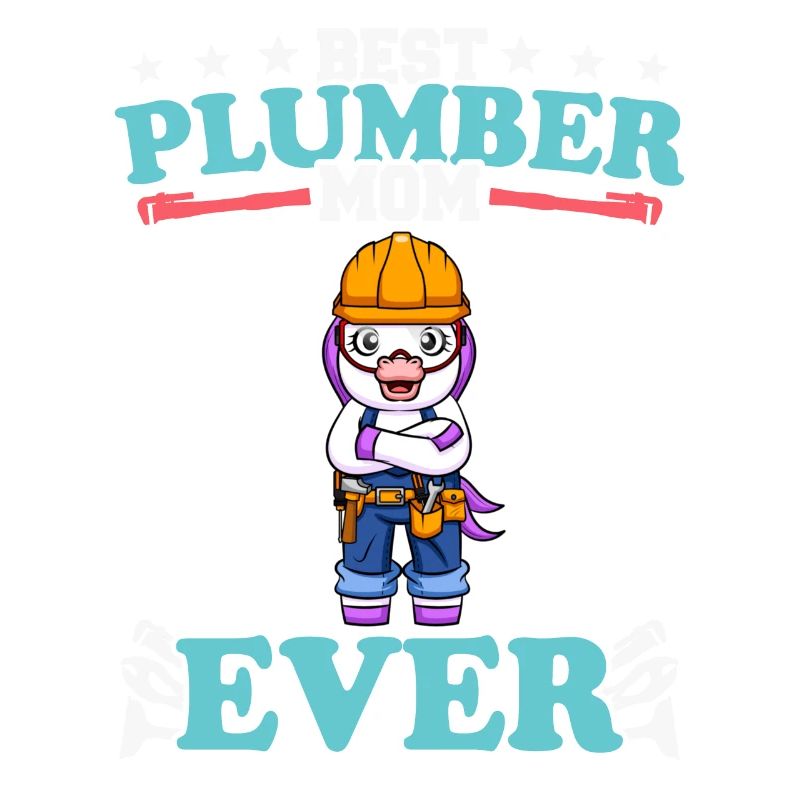 Best Plumber Mom Ever Plumbing Technician Crafts