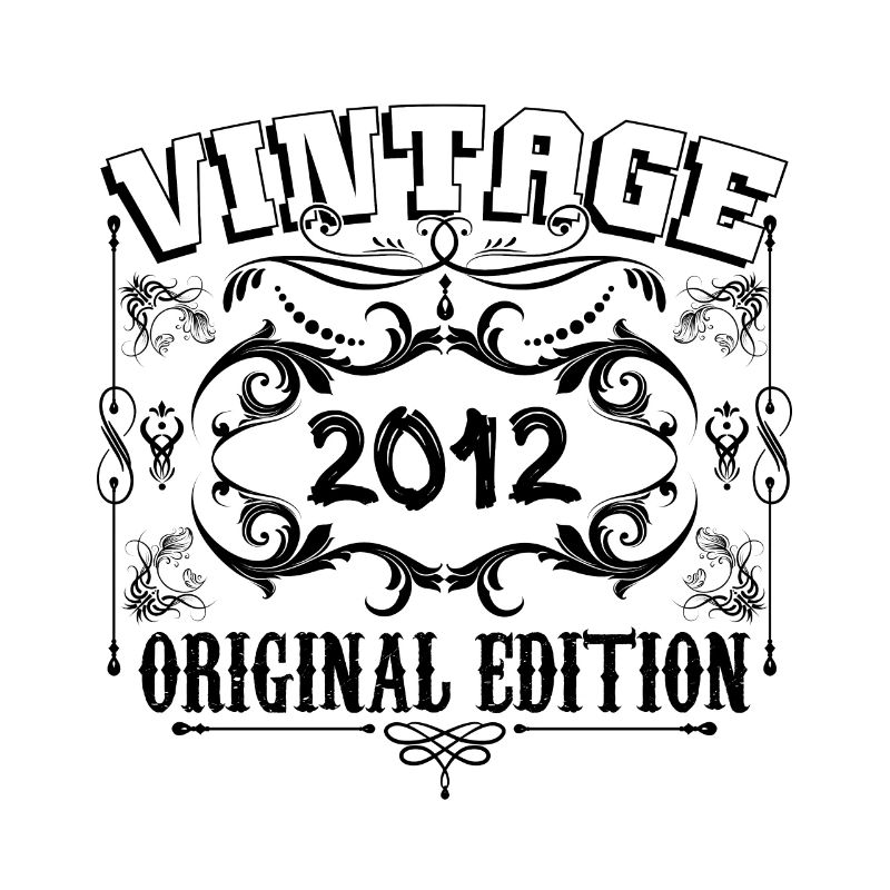 2012 | Vintage Aged Original 2012 Geburtstagsgeschenk