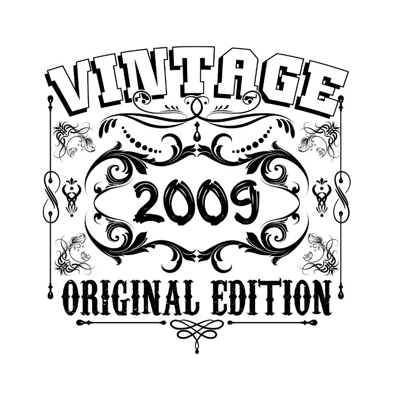 2009 | Vintage Aged Original 2009 Geburtstagsgeschenk