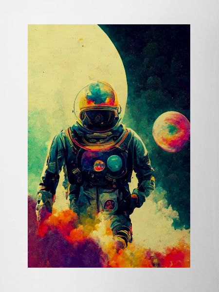 Astronaut Grunge-Style Candy-Pop
