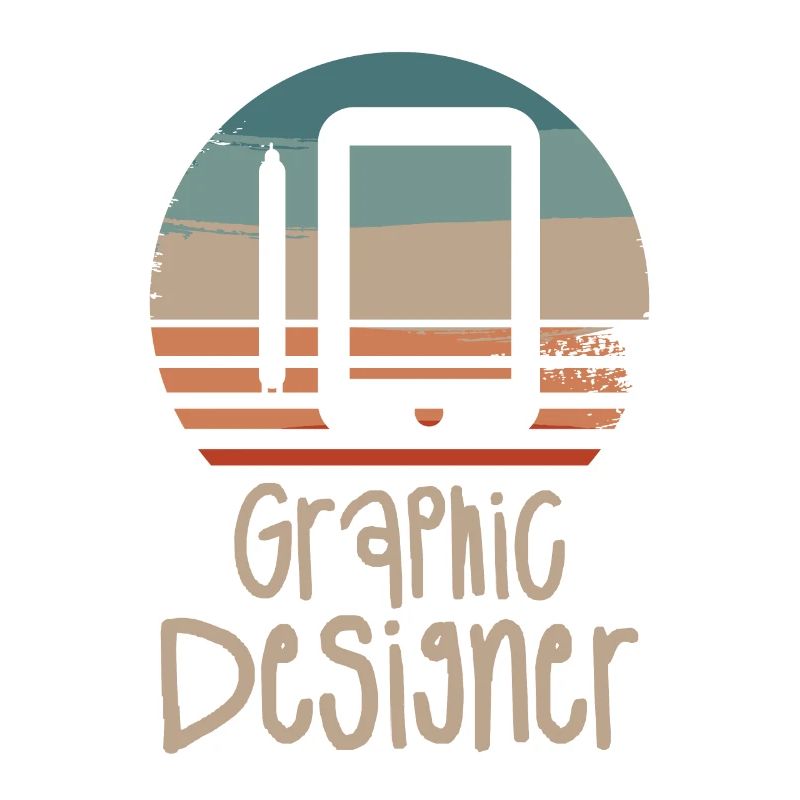 Rétro Vintage Graphiste Design Graphique