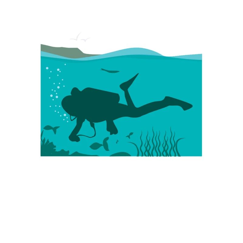 Cadeau de plongée sous-marine Plongeur sous-marin