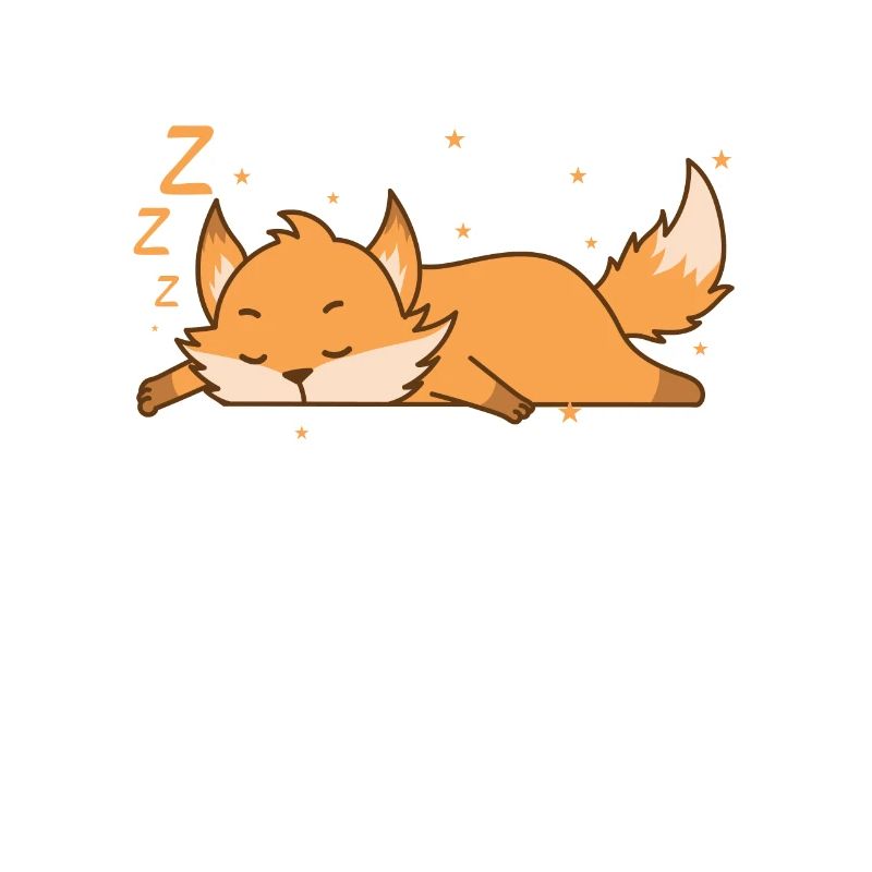 Fox dort mignon Zoo Tierpark