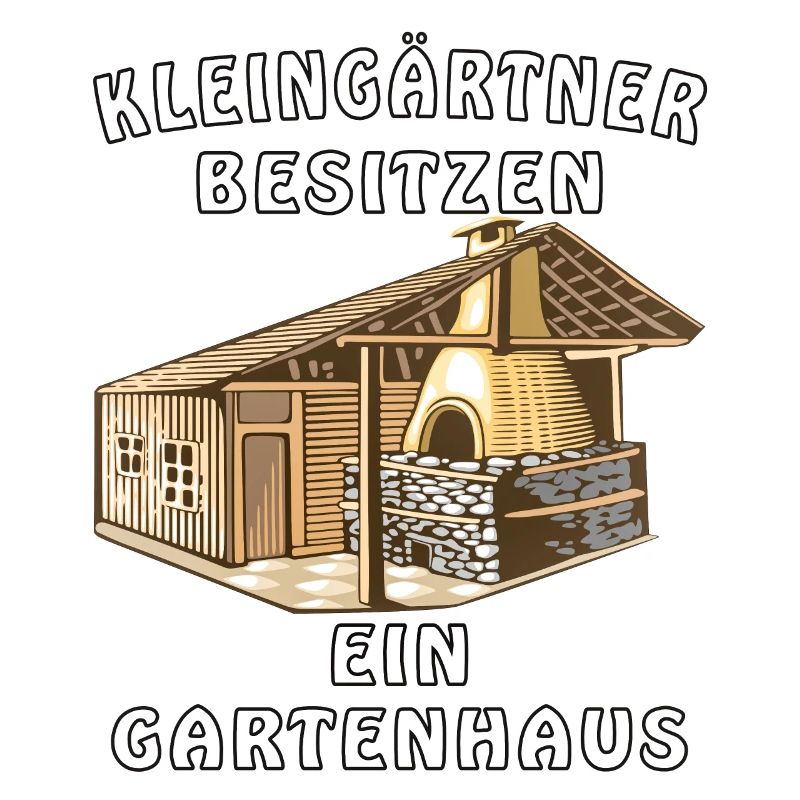 KLEINGÄRTNER BESITZEN EIN GARTENHAUS