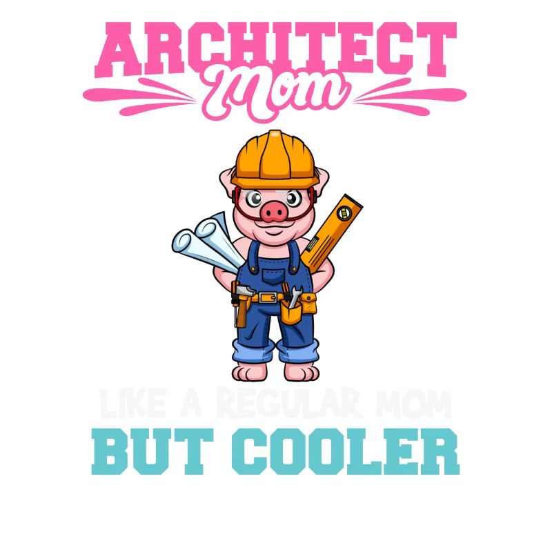 Architecte Maman comme une maman régulière mais plus cool