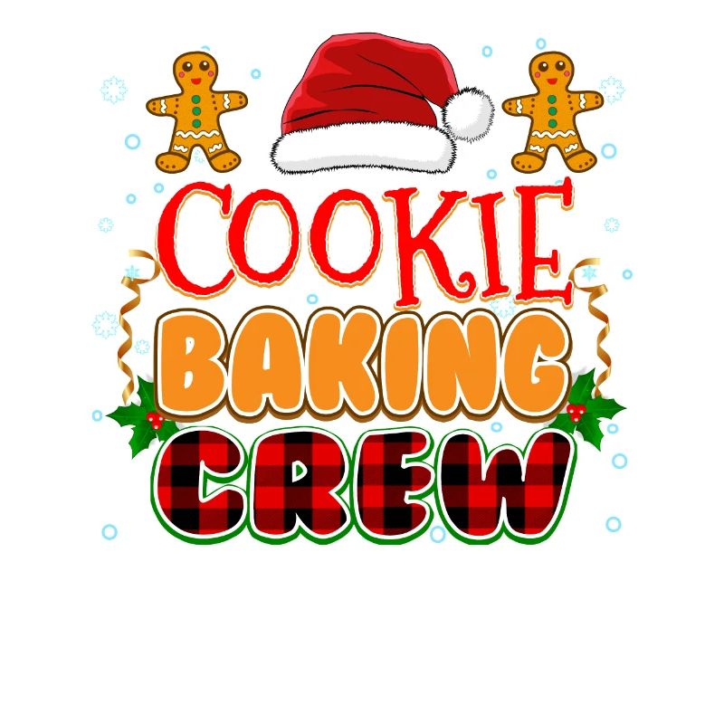 Lustige Weihnachten Pjs Cookie Baking Crew