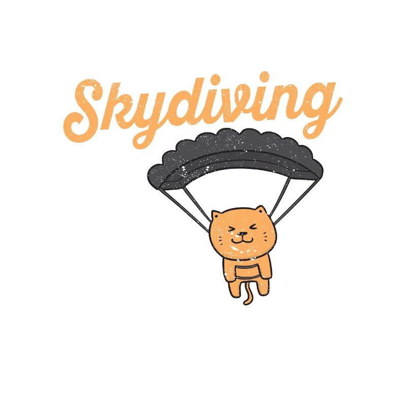 Funny Parachutists Kitten Parachute
