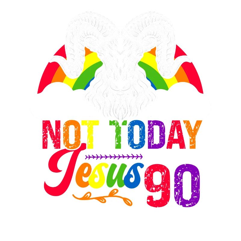 Nicht Heute Jesus Ich Werde 90 Regenbogenschaf