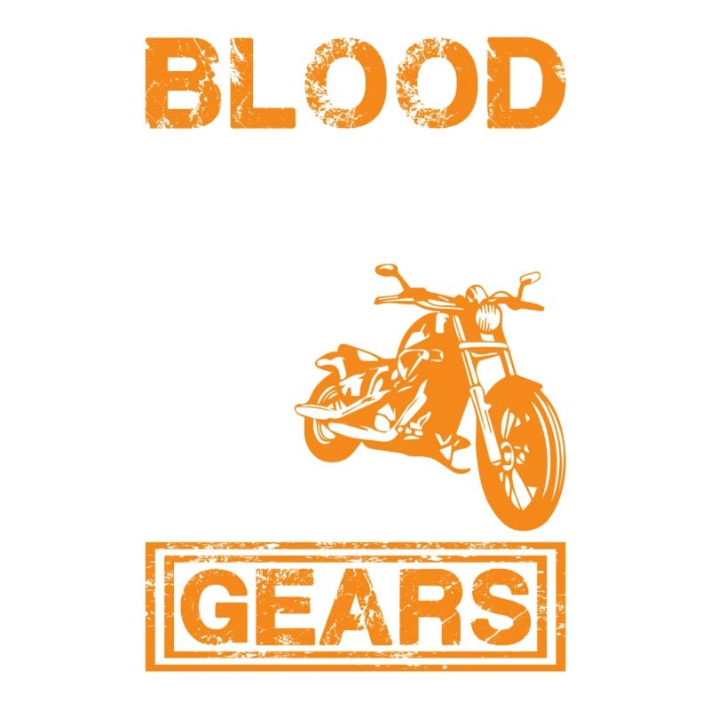 Blood sweat motorcycle