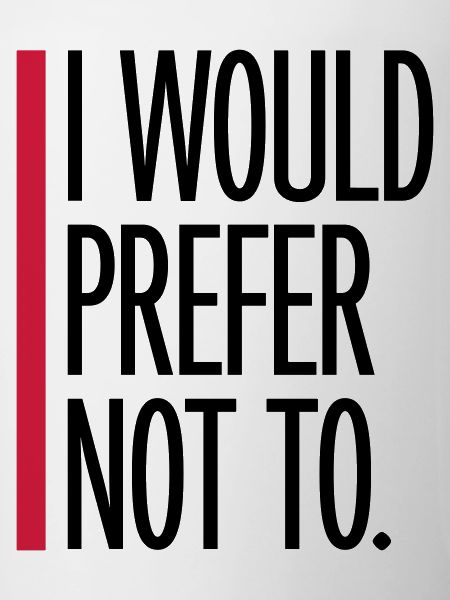 I prefer not to