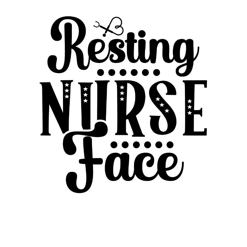 Resting nurse face