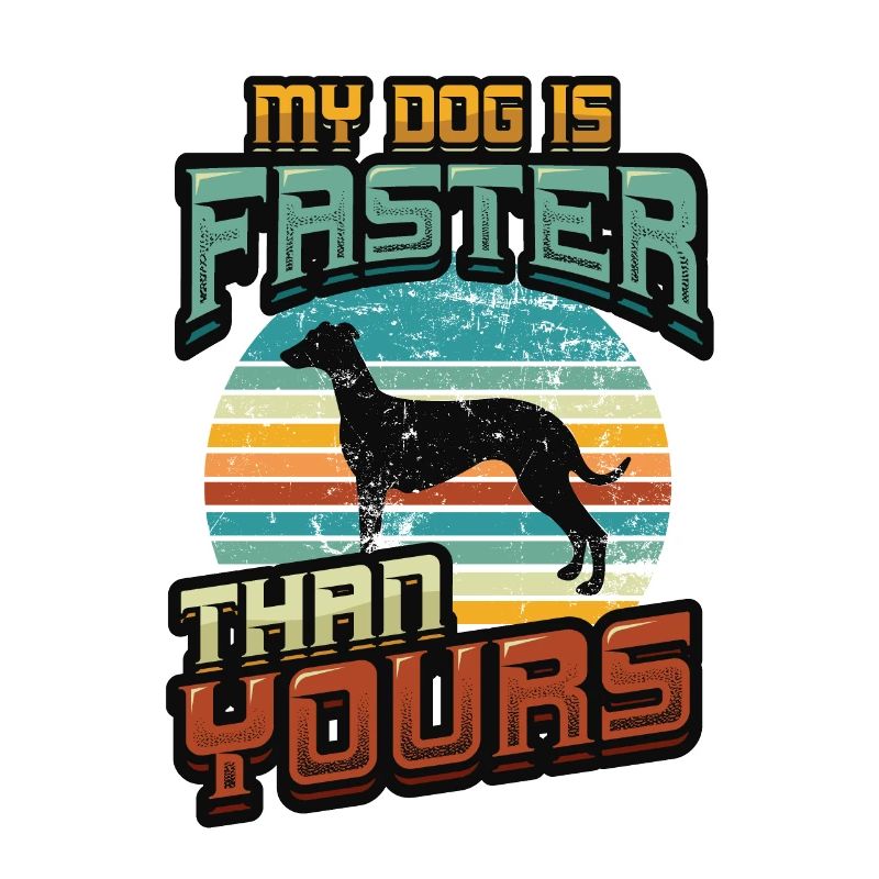 Mon chien est plus rapide que votre lévrier.