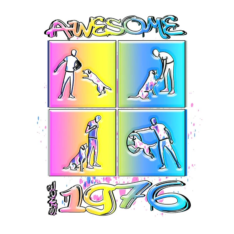 Awesome since 1976. Agility, Hundetraining
