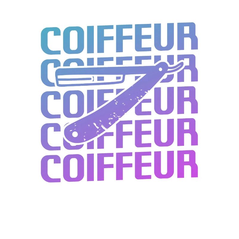 Retro Coiffure Barbier Coiffeuse