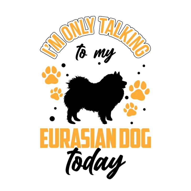 Ne parle qu’à mon chien eurasien Eurasier