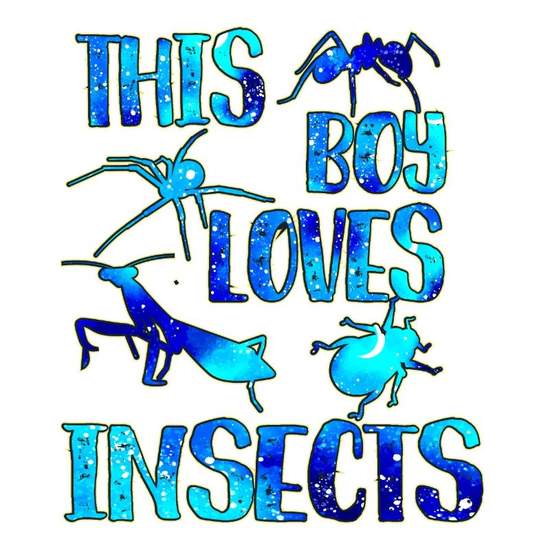 This boy loves insects