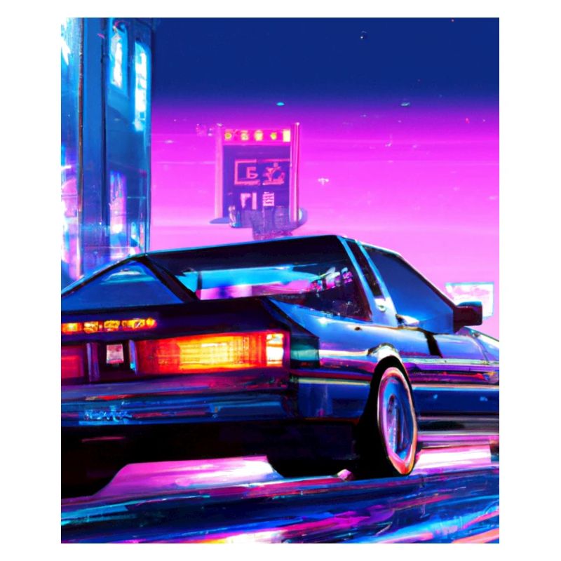 Vaporwave Esthétique Synthwave City