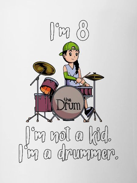 I'm 8 - Girl Drummer