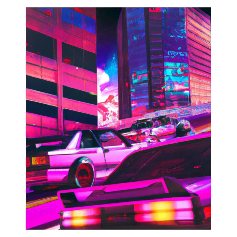 Vaporwave Esthétique Synthwave City