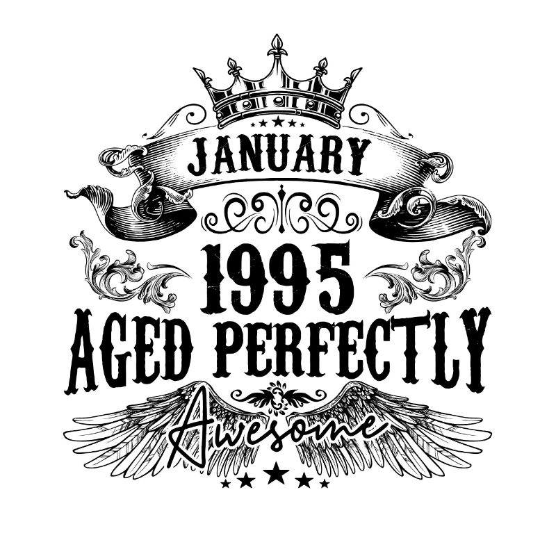 1995 | Januar Aged Perfectly 1995 Geburtstagsgeschenk