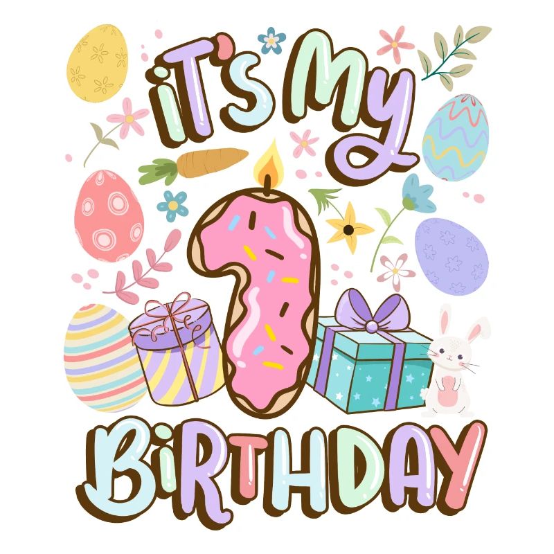 C’est mon 1 anniversaire de vacances de beignets de Pâques