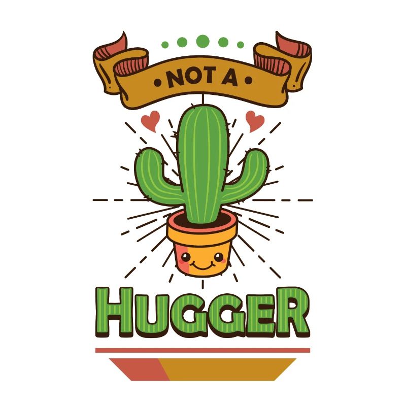 No hugging cactus