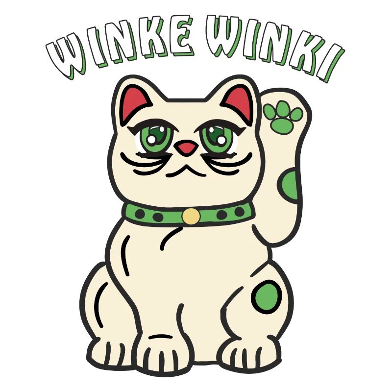 CAT WAVING WINKI
