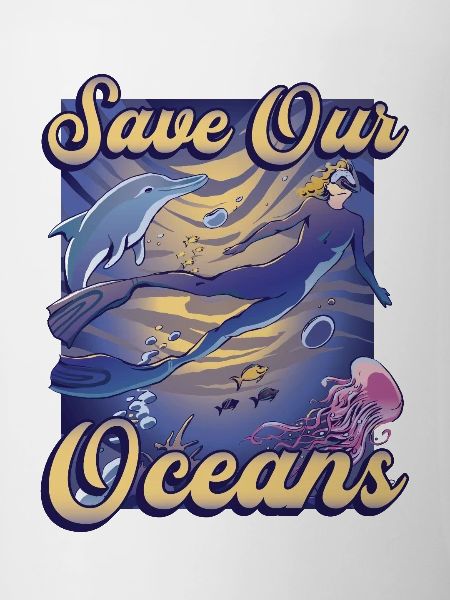 Save our oceans, scuba diving