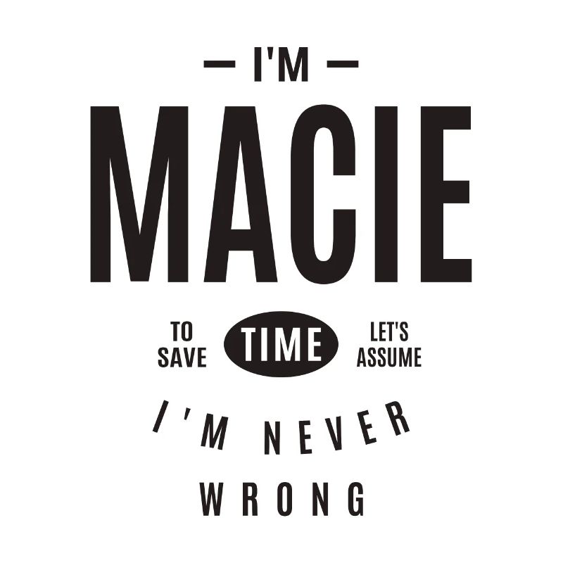 Macie Personalized Name