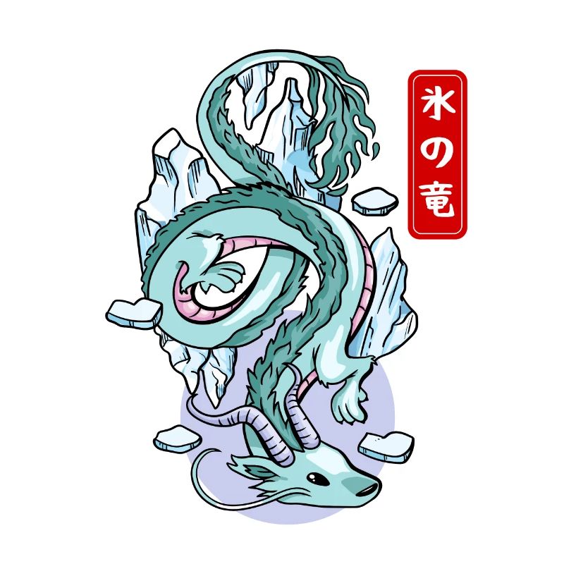 Japanischer Eisdrache Elementarer Mythos
